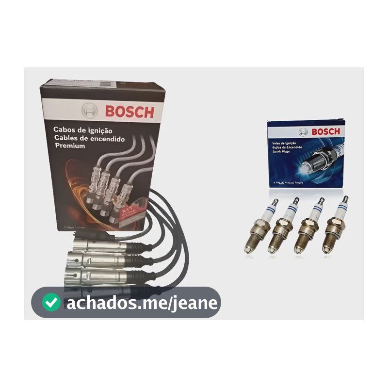 Kit Cabo E Vela Santana 1.8 2.0 Ap Mi 97 98 99 2000 A 2005 Preto