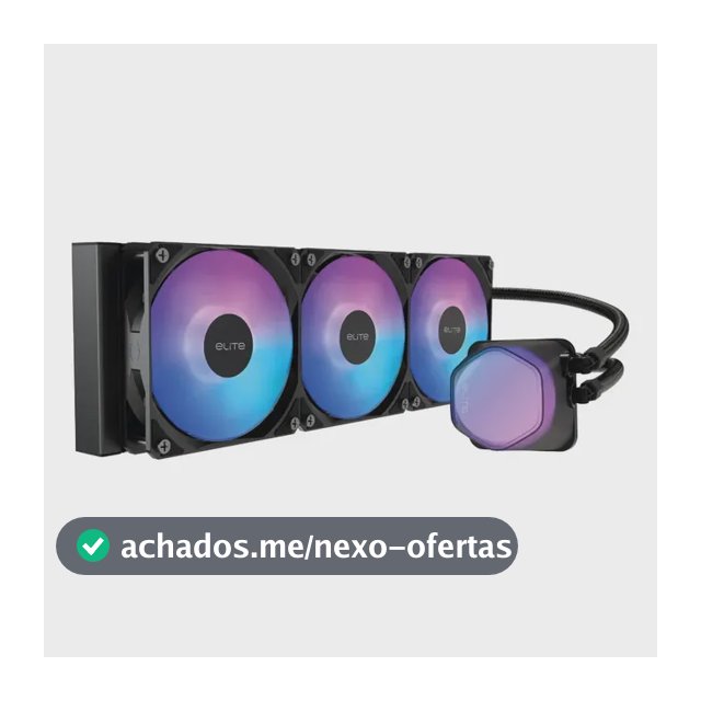 Water Cooler Cooler Master Elite Liquid 360mm RGB p/ CPU