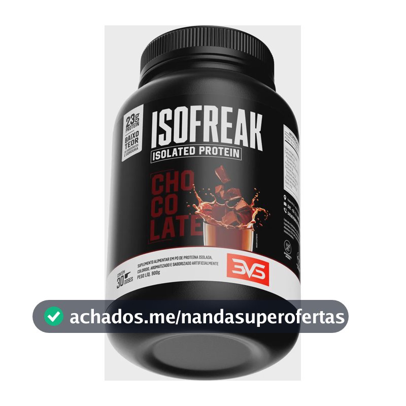 Whey Isolado Isofreak 900g Sabor: Chocolate - Fórmula Avançada Com 23g De Proteína Por Dose