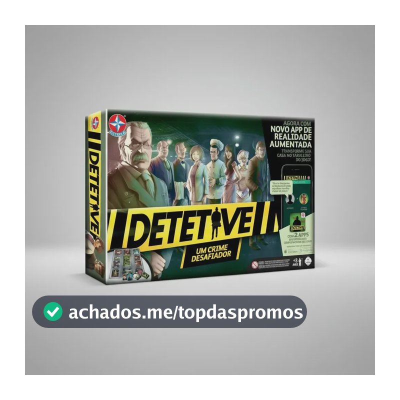Jogo Detetive Com Aplicativo Estrela em Português