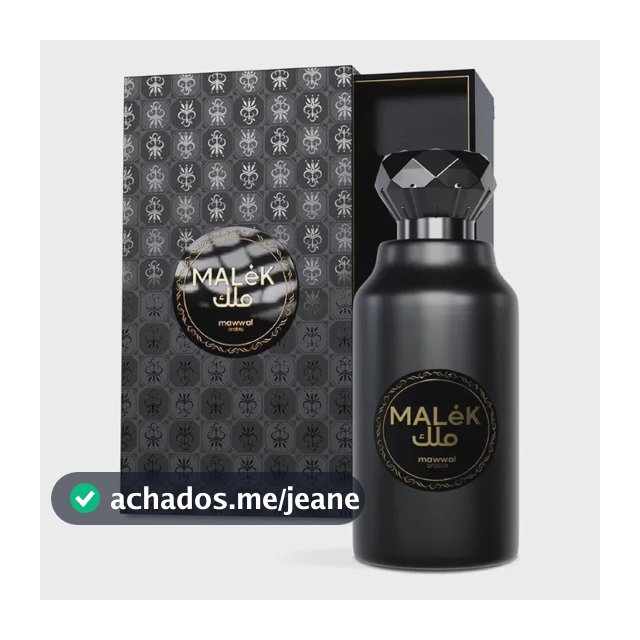 Perfume Árabe Mawwal Malek Unissex 100ml Eau De Parfum
