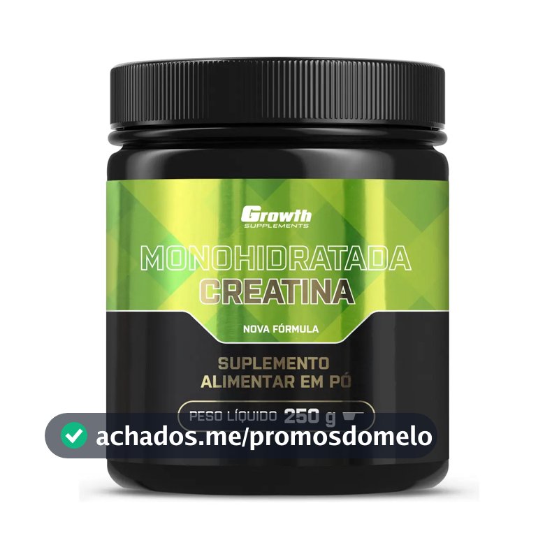 Creatina Growth Supplements Monohidratada em pó Sem sabor x 250g