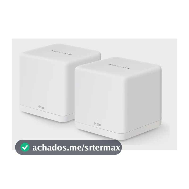 Roteador Mercusys Halo H60x (2 Unidades) Wifi6 Mesh Ax1500