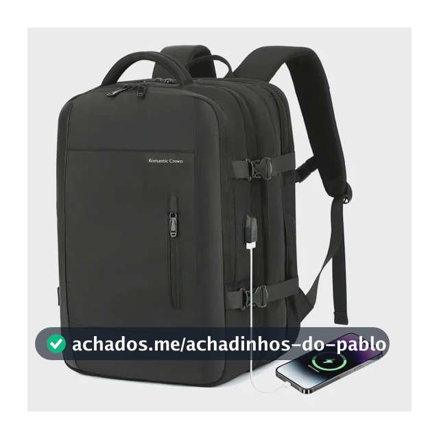 Mochila Viagem Feminina Masculina Para Notebook Executiva