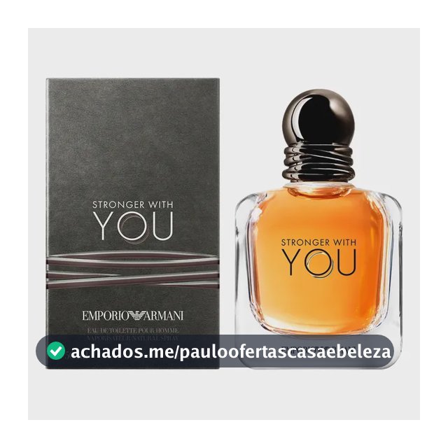Armani Beauty Perfume Masculino Stronger With You Eau de Toilette 50ml