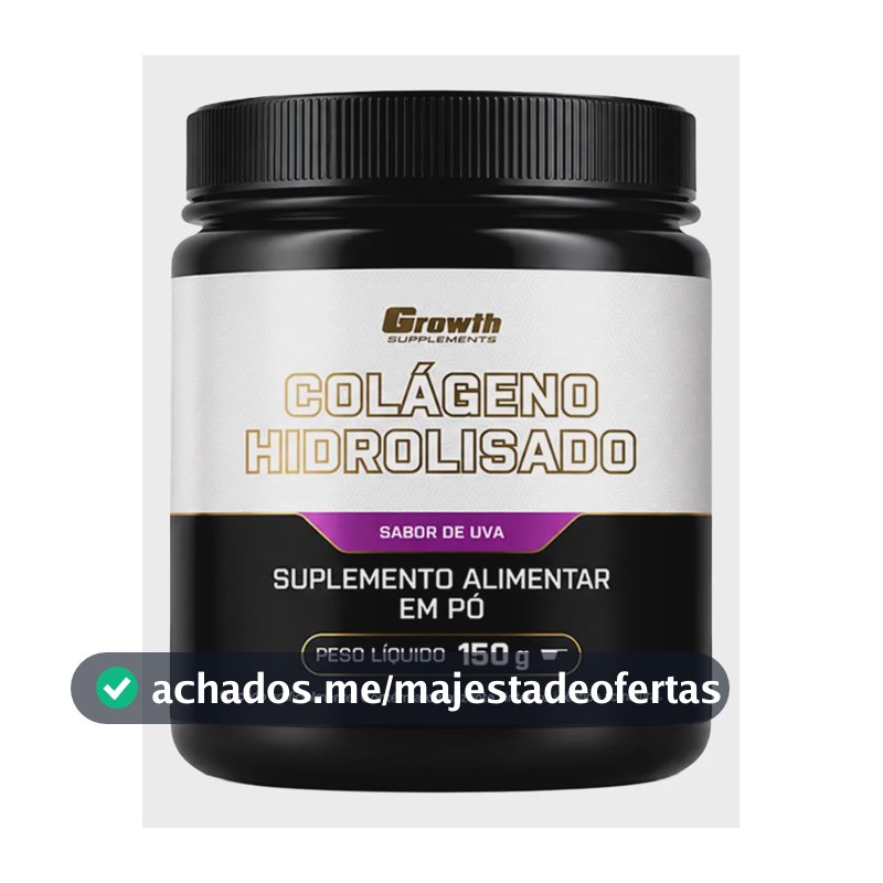 Colágeno Hidrolisado 150g Growth Supplements Uva