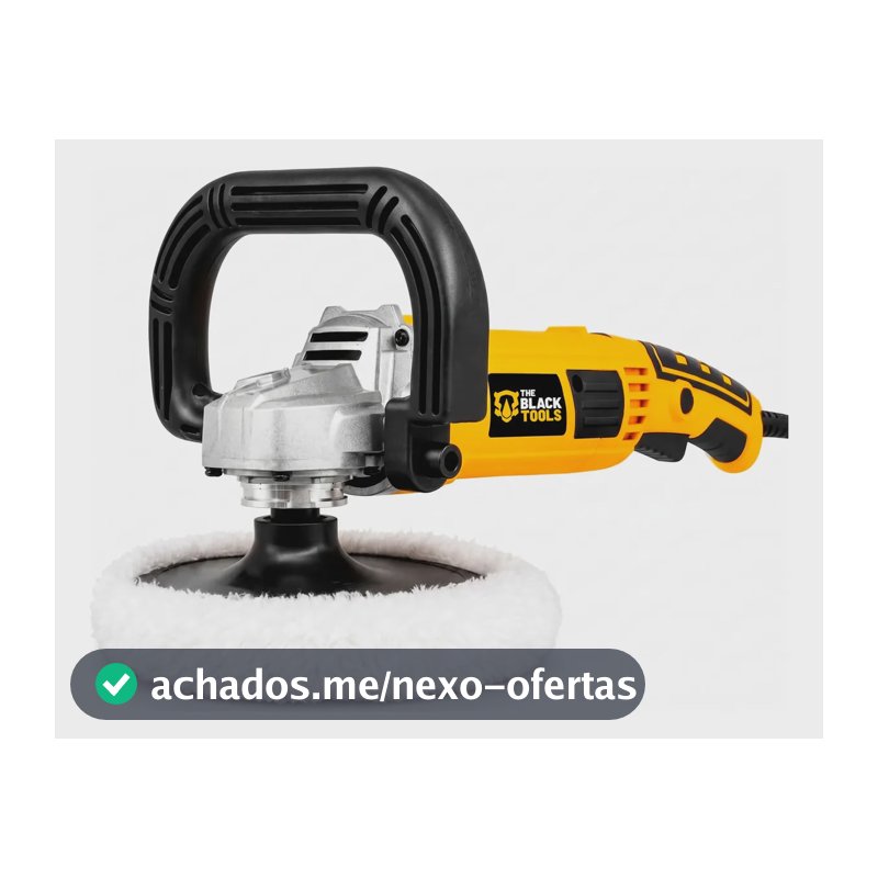 Politriz Angular Automotiva 7" Polegadas 1200w Profissional Bpa1200 The Black Tools