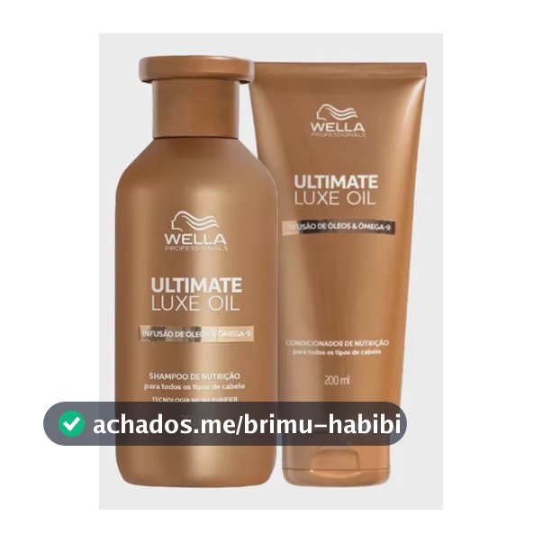 Kit Wella Professionals Ultimate Luxe Oil Duo Original