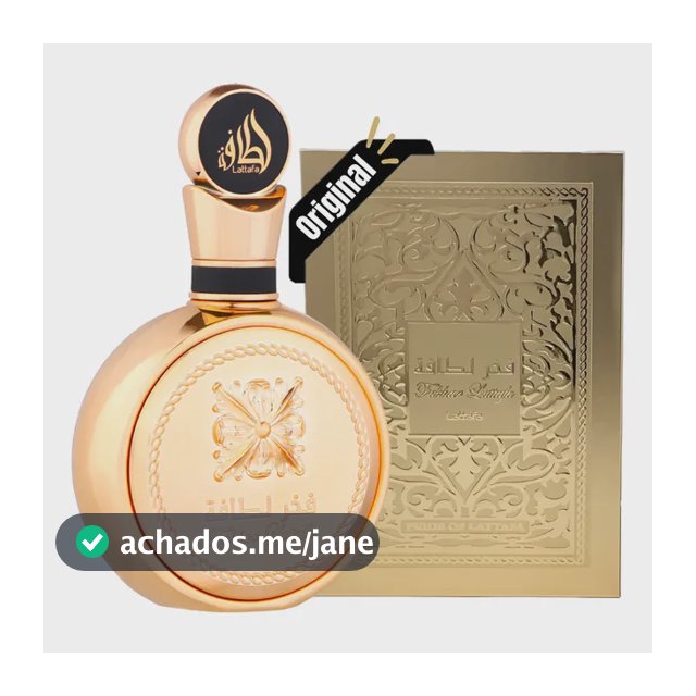 Perfume Árabe Lattafa Fakhar Gold Extrait Eau De Parfum 100m