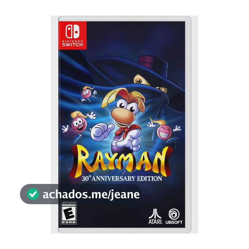 Jogo Rayman 30th Anniversary Edition Switch Midia Fisica
