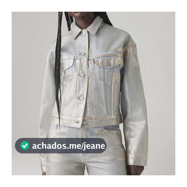 Jaqueta Levi's® Shrunken 90's Metalizada A94560001