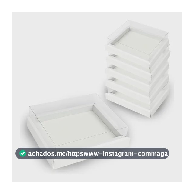 Caixa Para Presente Vitrine P 14x18x06 Kits Doces - 10 Unid