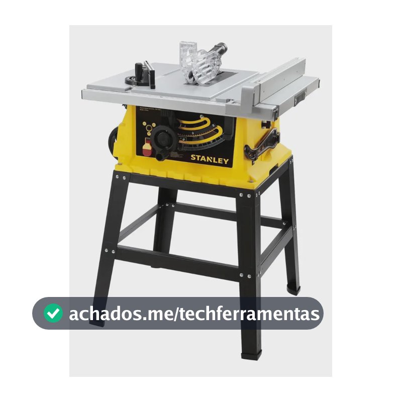 Serra Circular Bancada 10pol 2000w Com Disco Sst2001 Stanley 220v
