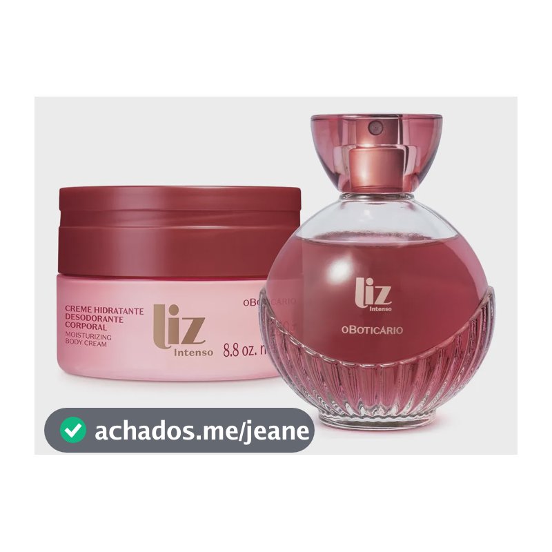 Kit Liz Intenso: Desodorante Colônia + Hidratante