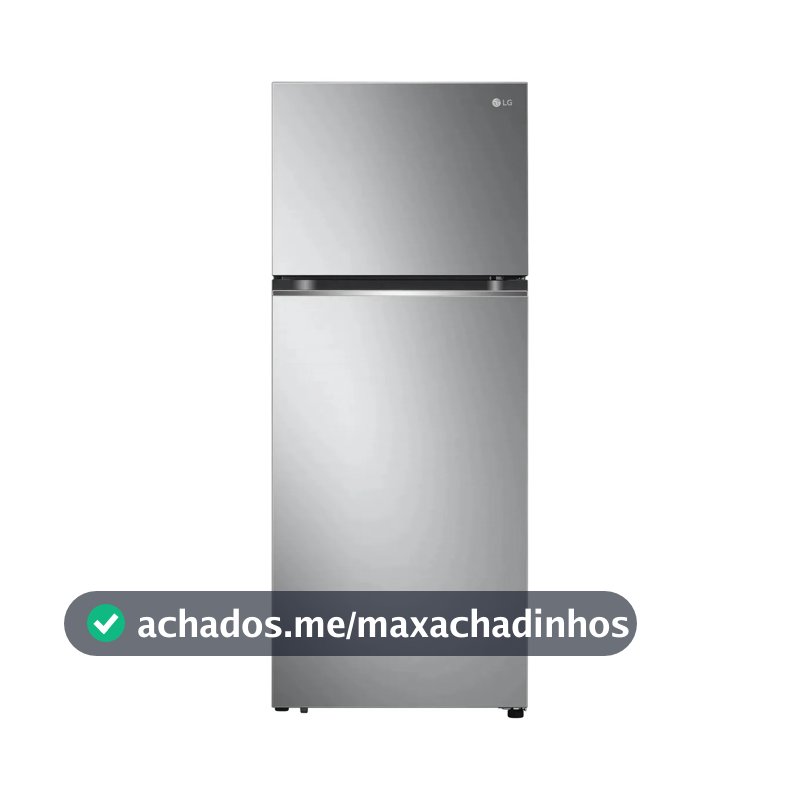 Geladeira LG Frost Free Inverter 395L Duplex Inox Look - 127V