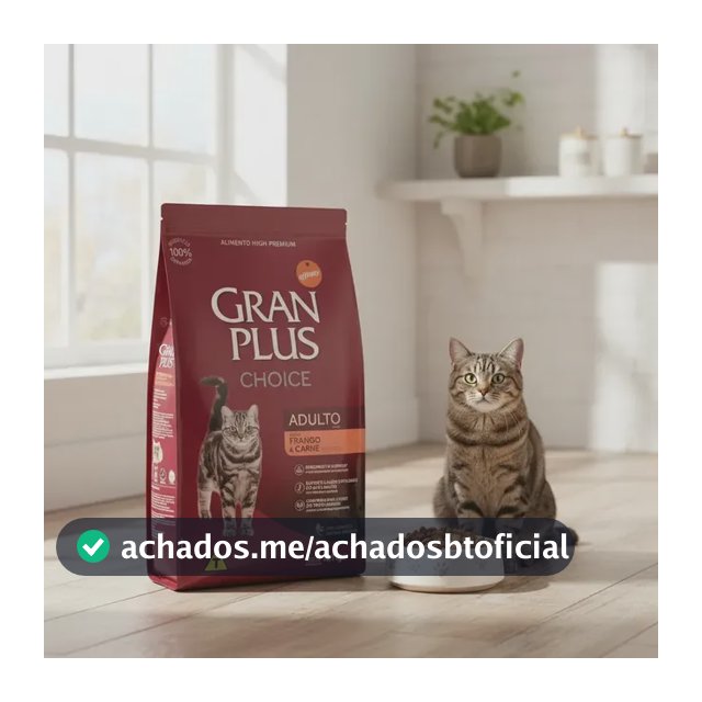 Ração Gran Plus Choice Gatos Adulto Frango E Carne 10,1kg,