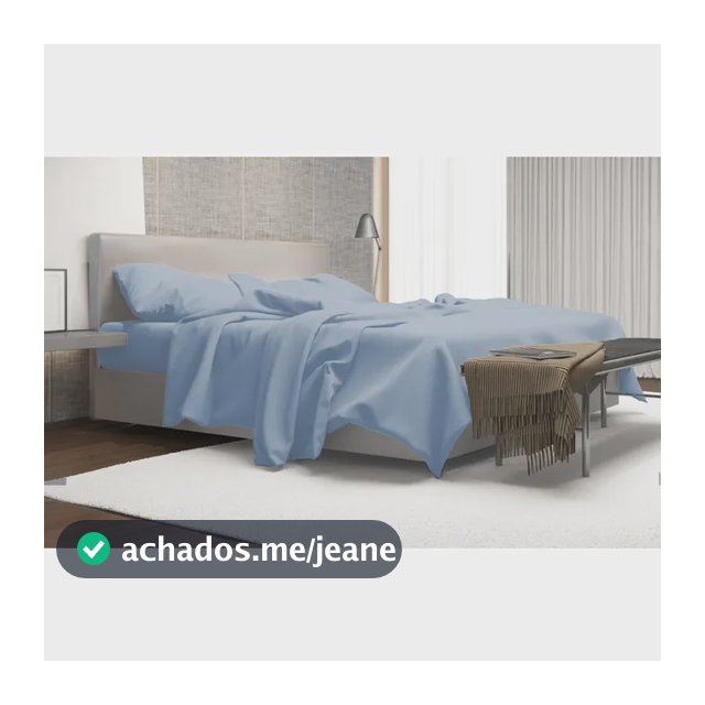 Jogo Lençol Golden Casal 220x240x30 Microfibra Jazmini 4 Pçs