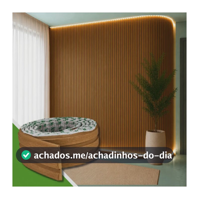 Painel Madeira Ripado Laminado Linha Madeto 2,5m Cor Cinamomo Meu Rodapé