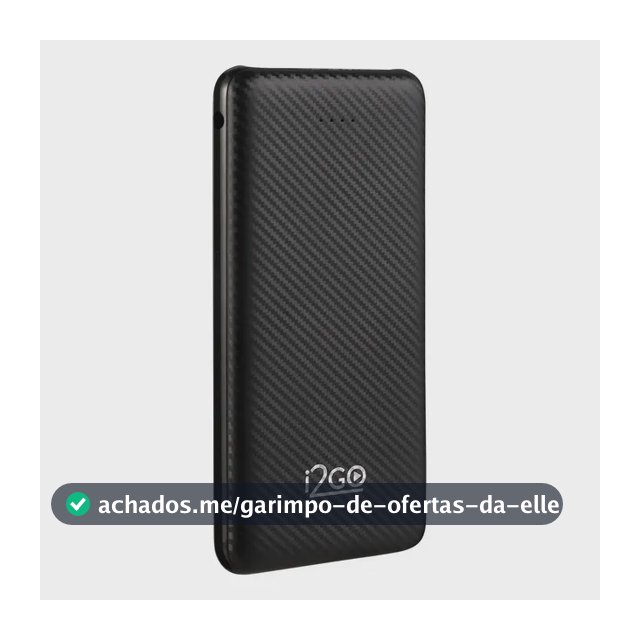 Power Bank I2go Plus 10000mAh Usb-c Preto