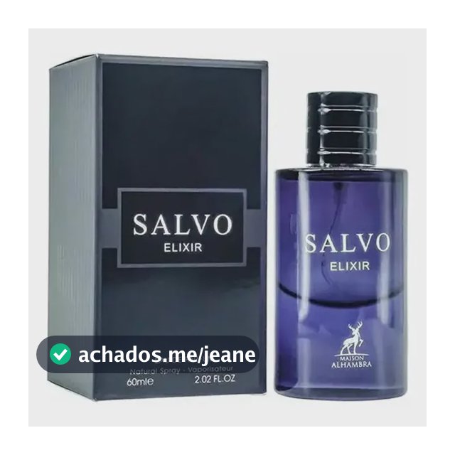 Perfume Salvo Elixir Maison Alhambra Eau De Parfum 60ml
