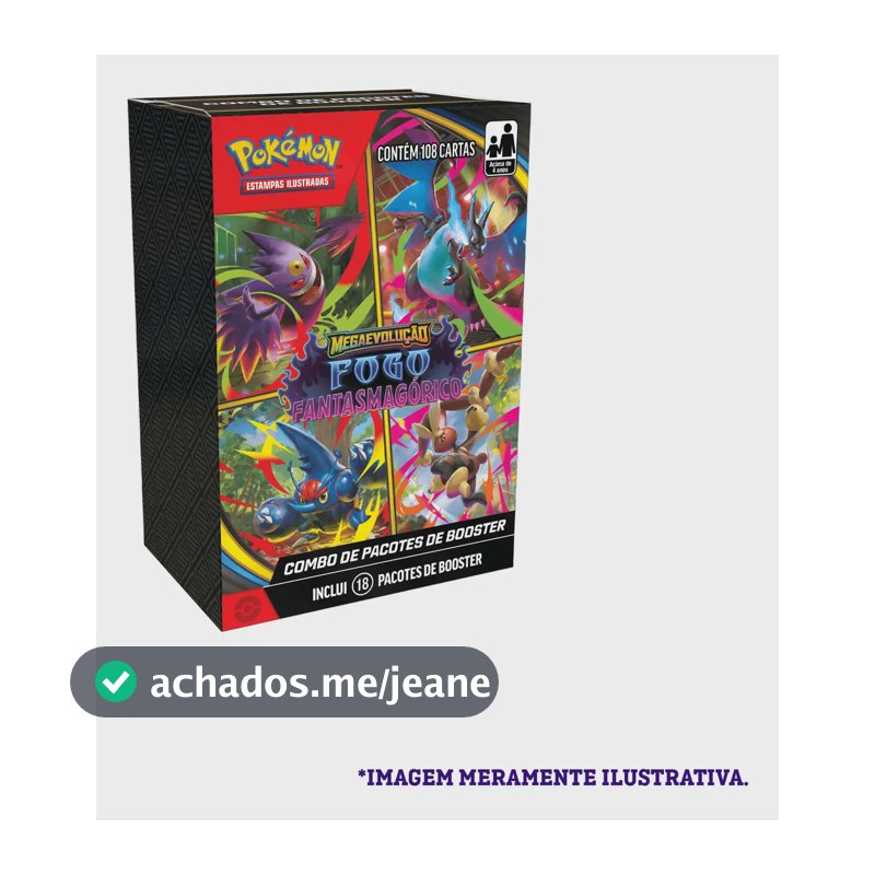 Combo De Booster Pokémon Me02 Fogo Fantasmagórico Pokémon