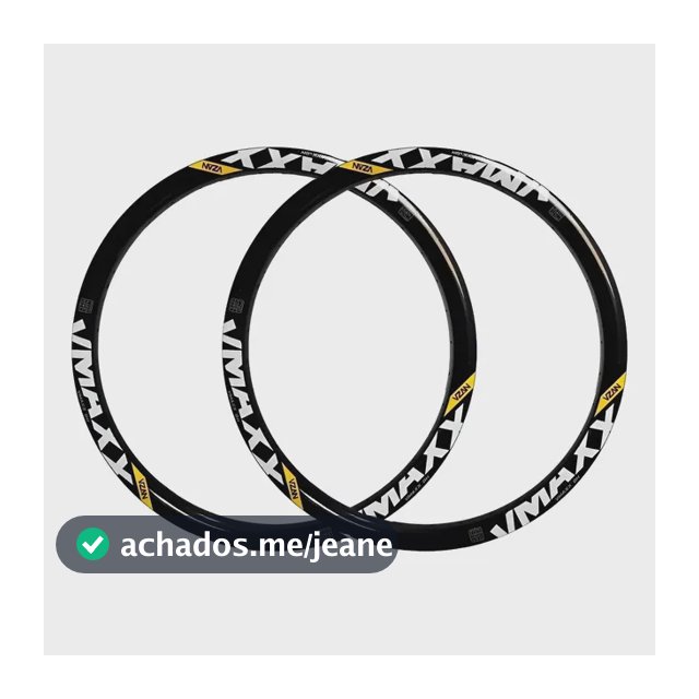 Par Aro Vzan 26 Aero Vmaxx Downhill Disc 36 Furos Com Ilhós Cor Preto