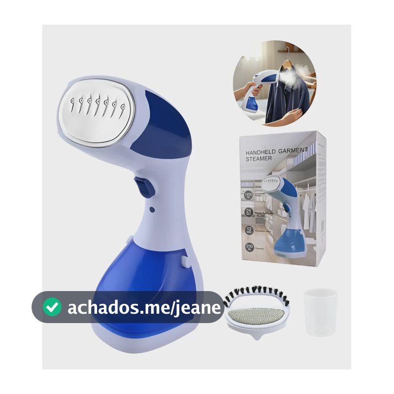 Vaporizador Portátil Elétrico De Mão Para Passar Roupas Azul 127v