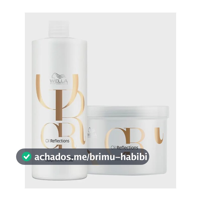 Kit Wella Professionals Oil Reflections Shampoo E Máscara