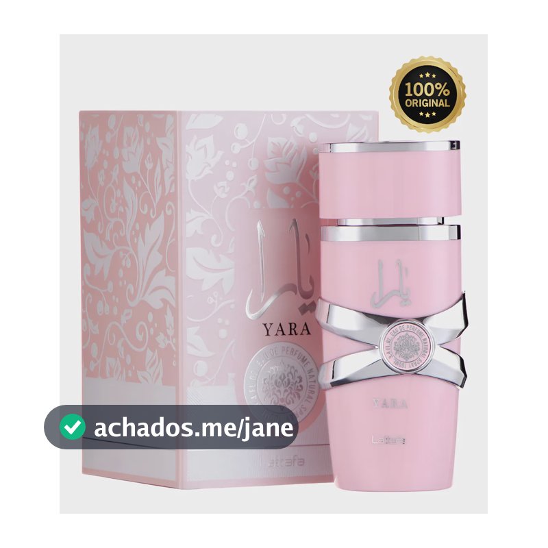 Perfume Árabe Feminino Yara Lattafa Eau De Parfum 100 Ml