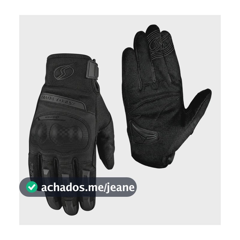 Luvas para Motociclista Shiver Dart 2, Touch Screen e Proteção, para Uso Urbano
