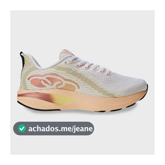 Tênis Esportivo Feminino Voa 2 Olympikus Branco Liso 34 Br