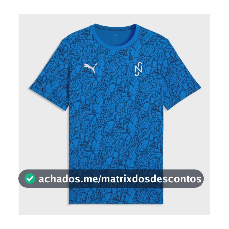 Camiseta Masculina Neymar Jr. Brazil Passion Printed Puma Amarelo N/a G Lisa