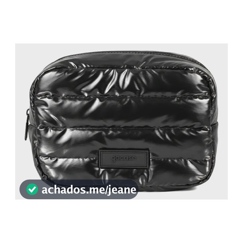 Necessaire Puffer Básica Gocase Preto