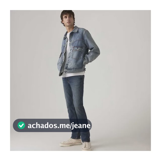 Calça Jeans Levi's® 511® Slim Lavagem Escura 045116321 Lavagem Escura 32x34 Usa | 40 Br