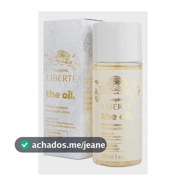 Óleo Corporal Wepink Liberté Floral Bouquet 120ml