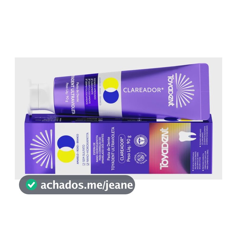 Creme Dental Clareadora Com Fluor Correção 90g