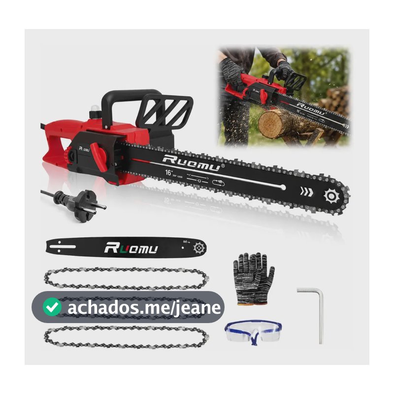 Motosserra Elétrica 3200w Eletrosserra Sabre 16 Pol 40cm