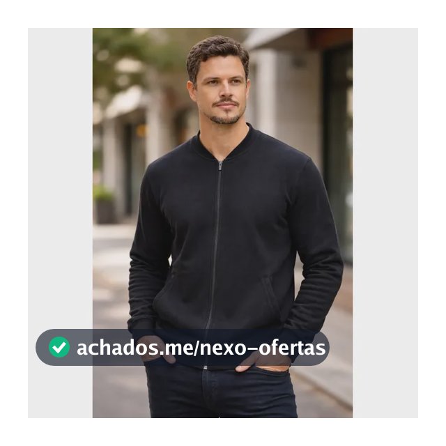 Blusa De Moletom Com Ziper Canguru Flanelado Inverno P Ao G1