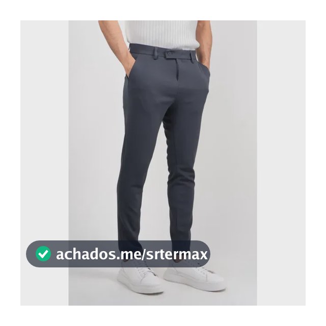 Calça Social Alfaiataria Masculina Malha Elastano Stretch