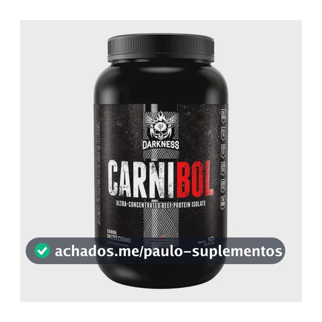 Carnibol Whey 900g Sabores - Darkness / Integralmédica