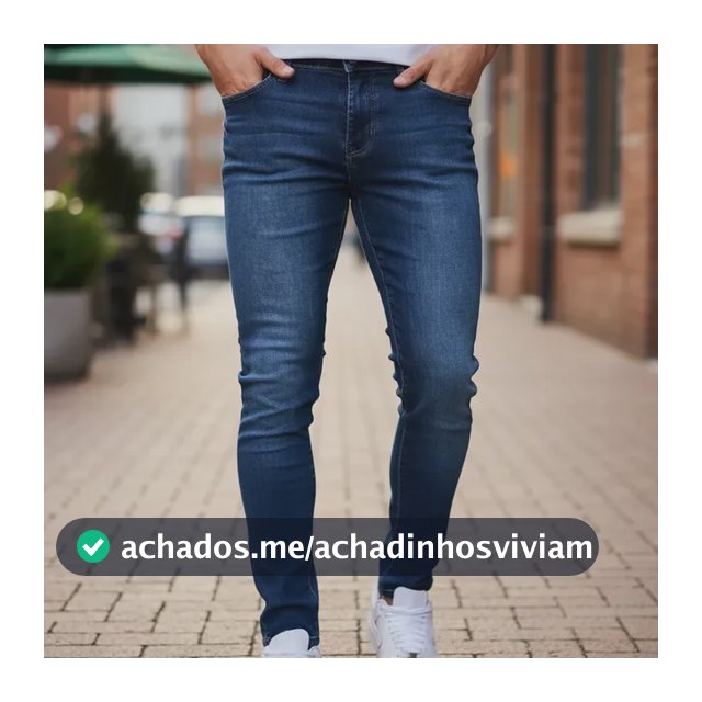 Calça Jeans Masculina Original Elastano Lycra