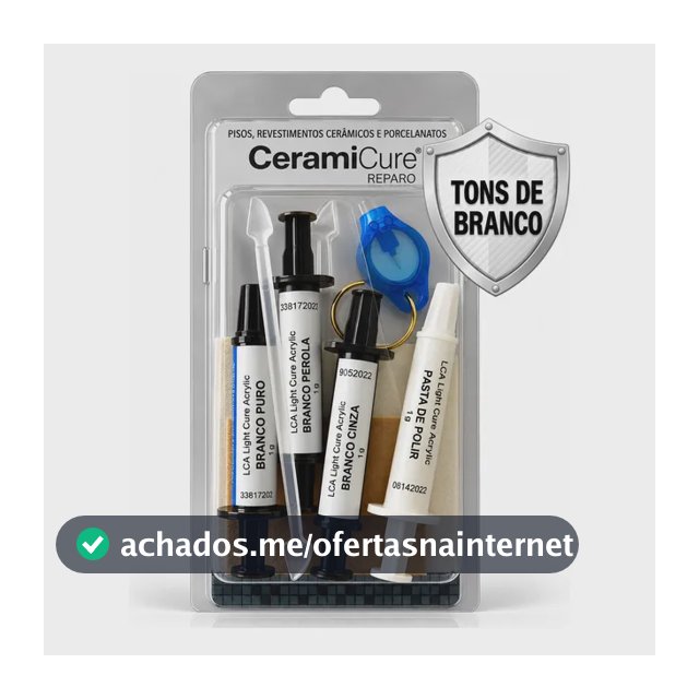 Kit Pequenos Reparos Pisos Cerâmicos Porcelanato Ceramicure