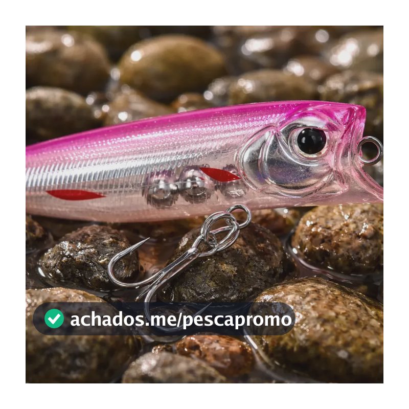 Isca Artificial De Pesca Max 75 A Bravinha Da Pinnacle Rosa
