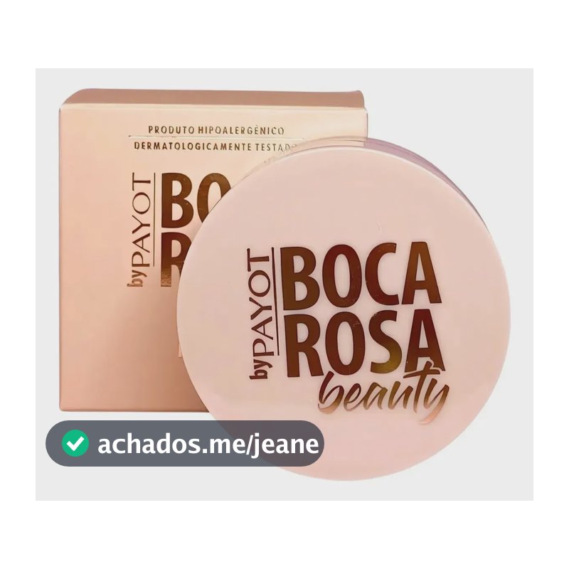 Pó Solto Facial Boca Rosa Beauty 20g Matificante Selante