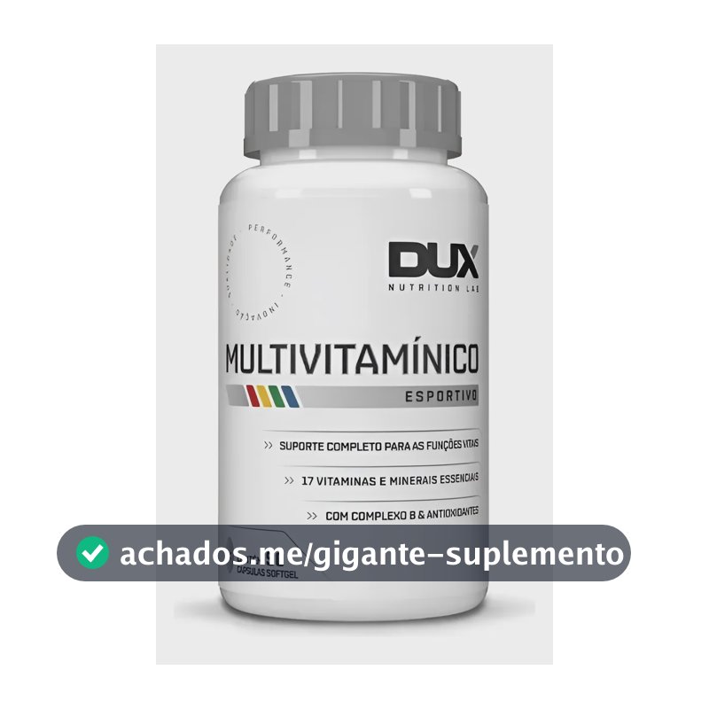 Multivitamínico - Pote 90 Cápsulas - Dux Nutrition Sem Sabor
