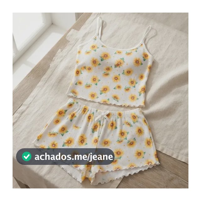 Pijama Feminino Baby Doll Canelado Onça Sensual Adulto