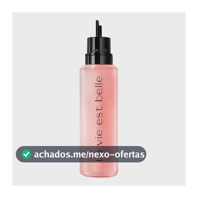 Refil Perfume Feminino Eau De Parfum, Fragrância Floral Gourmand Inebriante Com Íris Nobre E Baunilha, Aroma De Felicidade E Feminilidade, La Vie Est Belle Lancôme, Frasco Com 100ml
