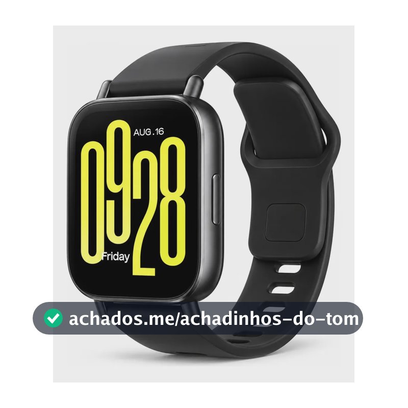 Smartwatch Xiaomi Redmi Watch 5 Active Tela Lcd 2.00 Preto