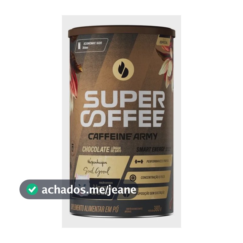 Super Coffee 380g - Todos Os Sabores Língua De Gato