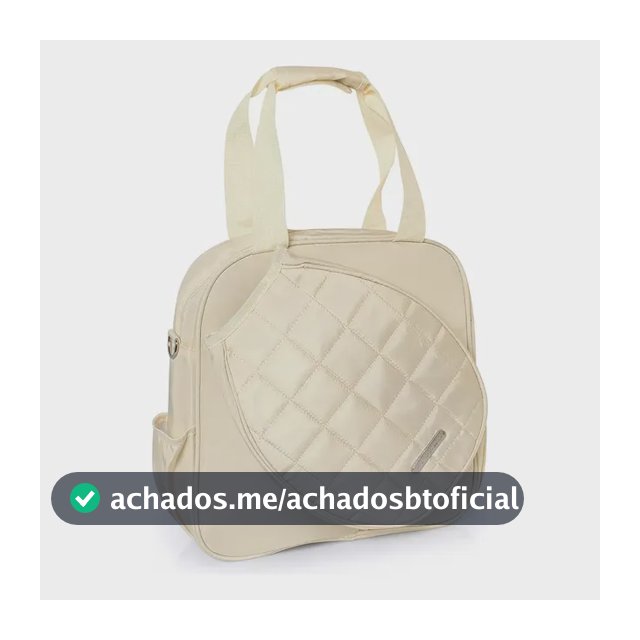 Bolsa Lateral Com Raqueteira Beach Tennis Nude Alma Genius